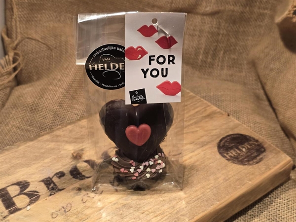 ROOMCHOCOLADE HARTJE