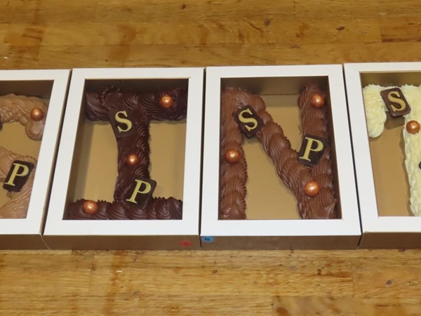 chocoladeletter CARAMEL (groot)&nbsp;s